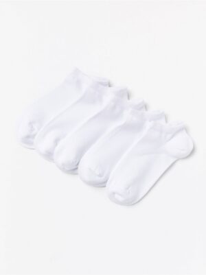 5-pack white footies - 7813046-70