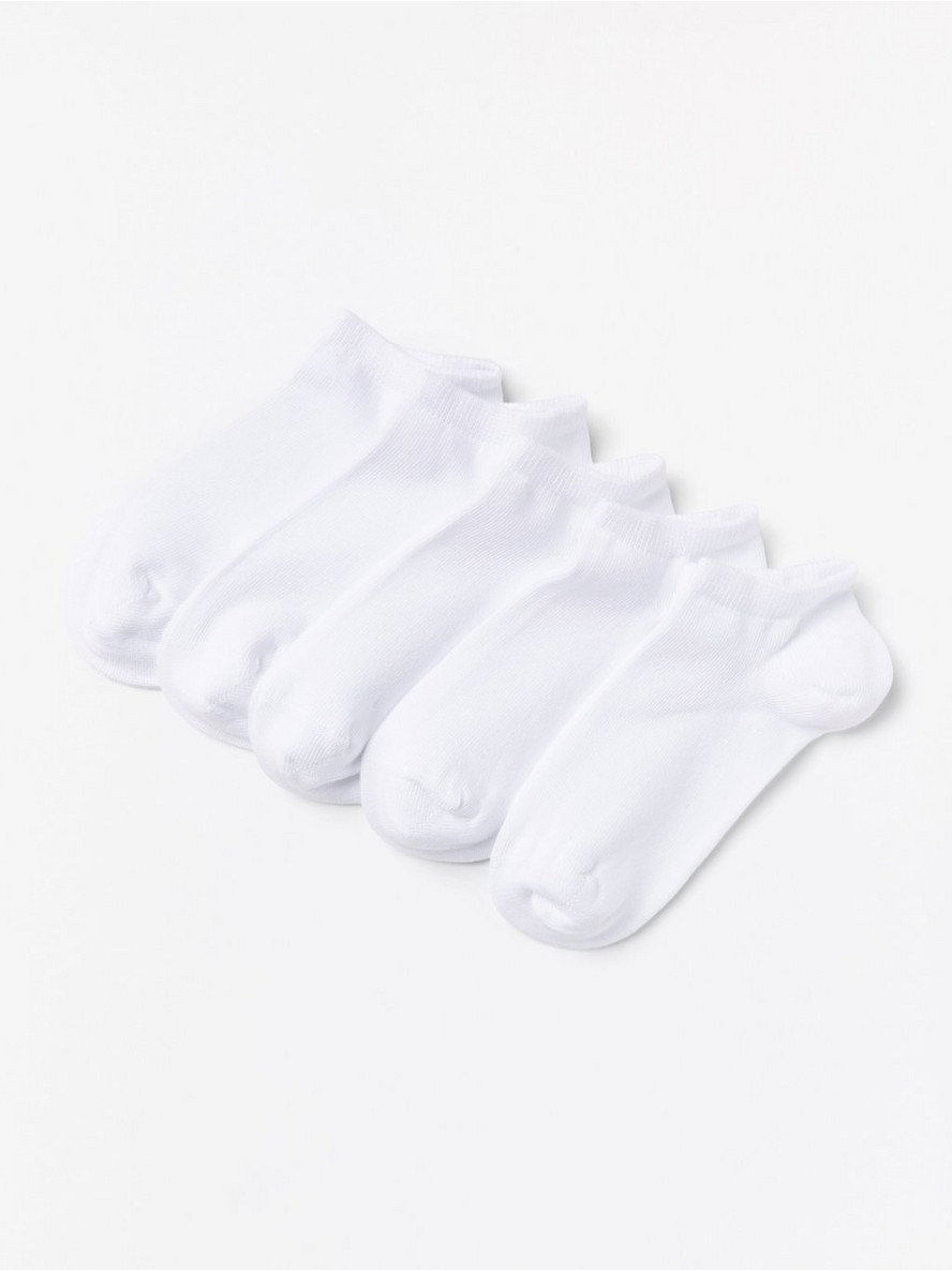 Čarape – 5-pack white footies