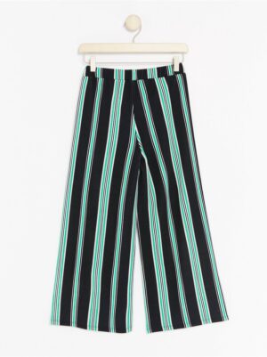 Cropped, Striped Trousers - 7858602-80