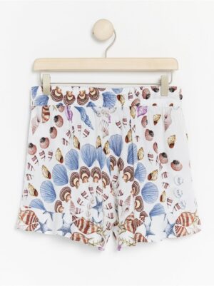 Shorts with seashell print Lindex x By Malina - 7860066-300