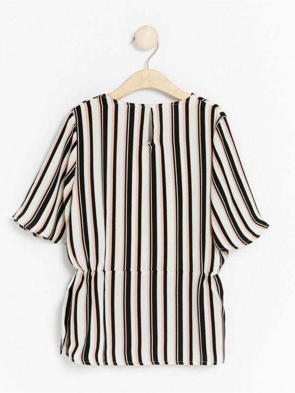 Striped blouse with tie detail - 7879530-80