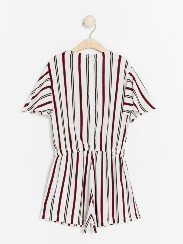Striped jumpsuit with tie detail - 7907437-300
