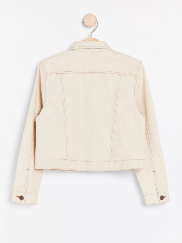 Light beige twill jacket - 7921732-9428