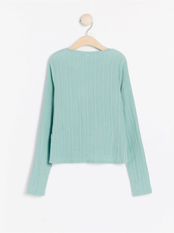 Long sleeve top with twisted detail - 7943388-7724