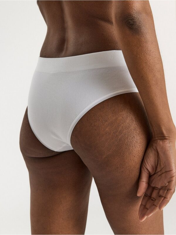 Brazilian high ribbed seamless briefs - 7946639-70