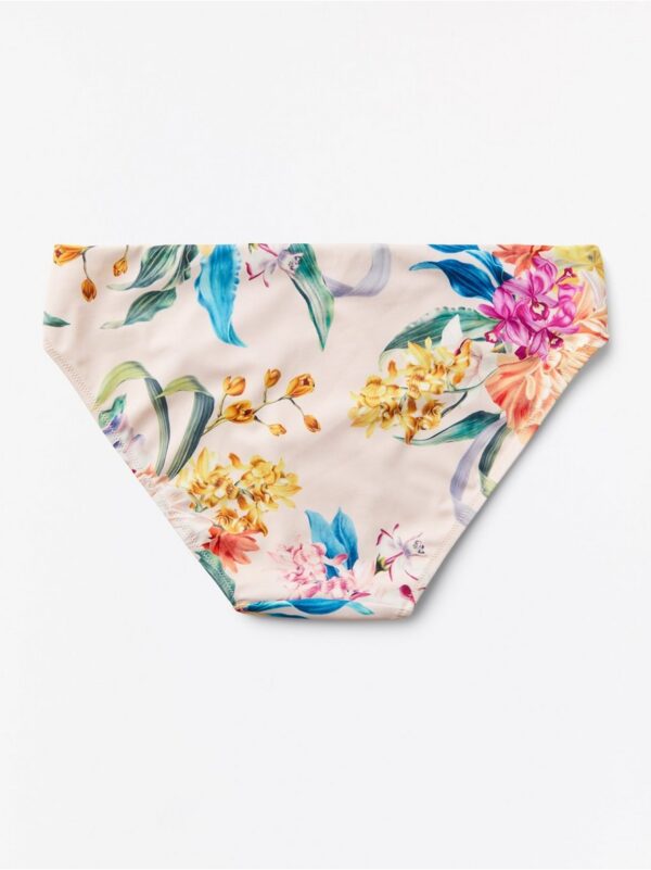 Bikini regular bikini briefs with floral pattern - 7958054-9487