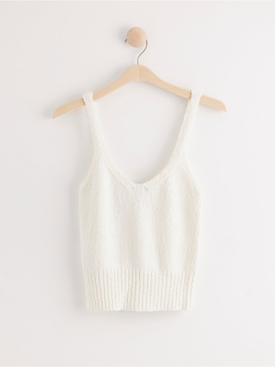 Short knitted camisole - 7962034-7862