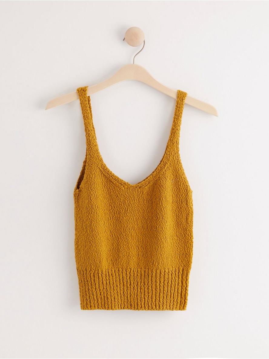 Short knitted camisole - 7962034-9730