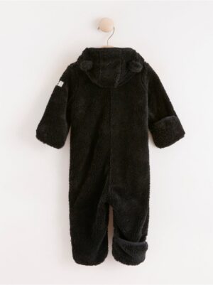 Pramsuit in pile with ears - 7984331-7161