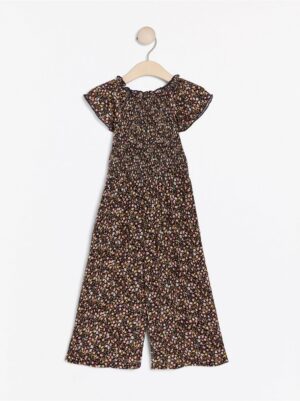Patterned jumpsuit with smock - 7986459-2150