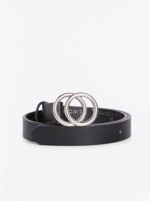 Belt with silver-coloured buckle - 7989948-80