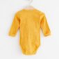 Ribbed wrap bodysuit with long sleeves - 8002778-8557