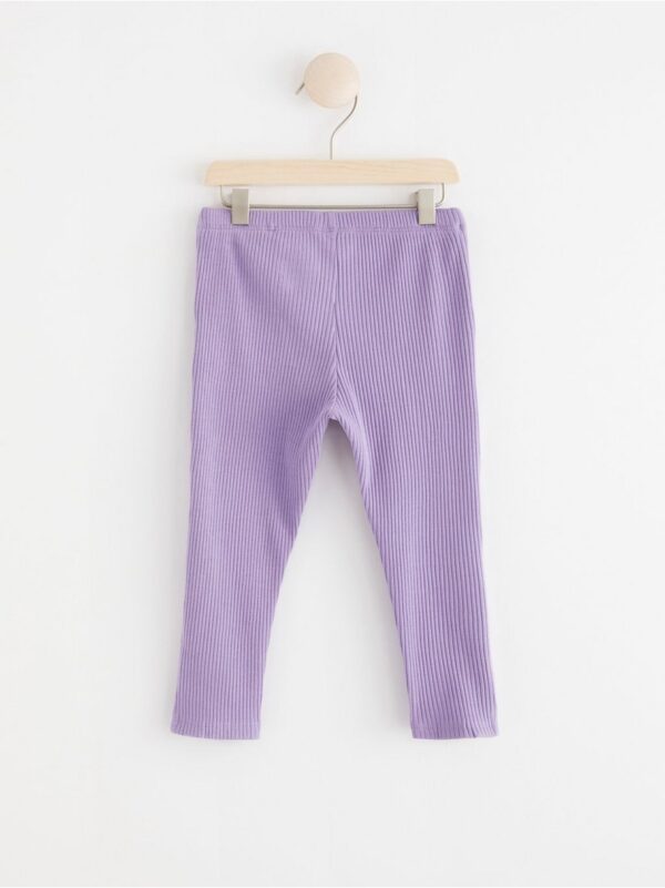 Ribbed leggings - 8002781-6927