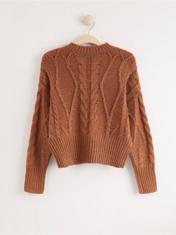 Cable-knit jumper - 8004259-7294