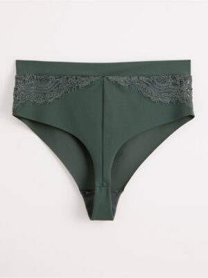 Thong high with lace - 8006850-9503