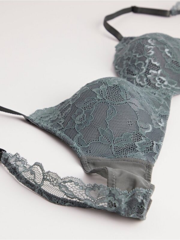 Flirt wirefree bra with lace - 8009034-9719