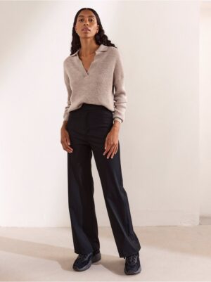 LYKKE Wide high waist trousers - 8016523-80
