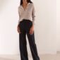 LYKKE Wide high waist trousers - 8016523-80