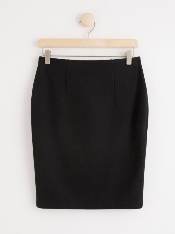 Black jersey skirt - 8021385-80