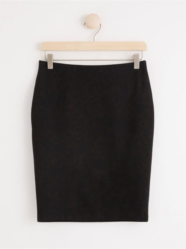 Black jersey skirt - 8021385-80