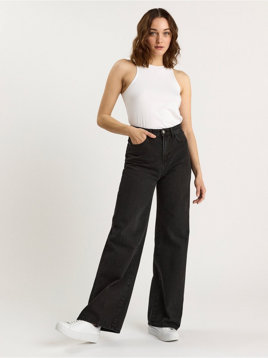 JACKIE Extra wide high waist jeans - 8022111-80