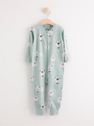 Pyjamas with sheep and back appliqué - 8036625-7682