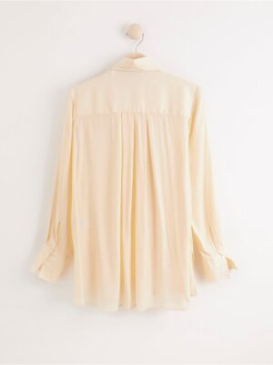 Blouse with pointed collar - 8049248-9427