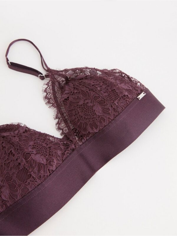 Bralette with lace - 8074507-6940