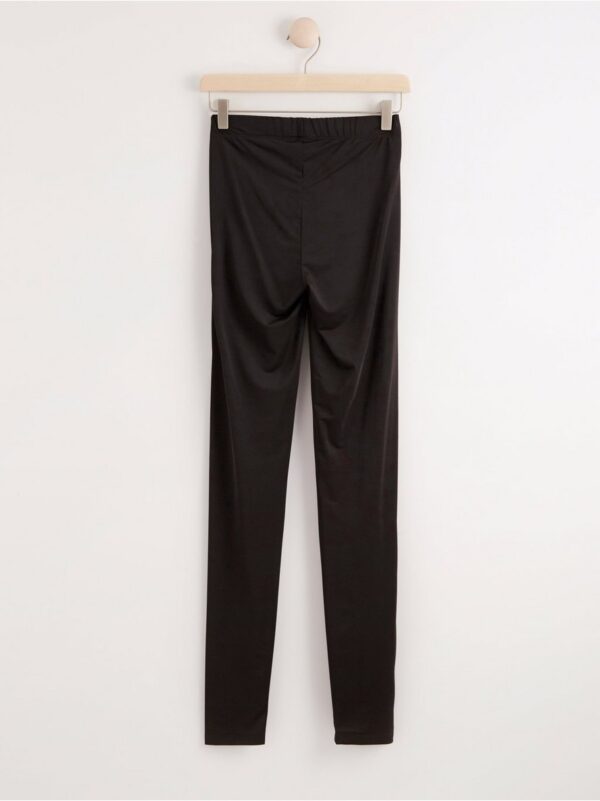 Shiny high waist leggings - 8078640-80