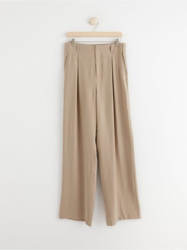 Wide high waist trousers - 8120918-1625