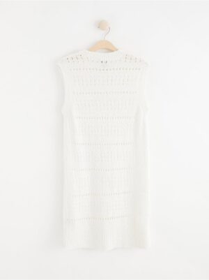 Long knitted vest - 8141869-70
