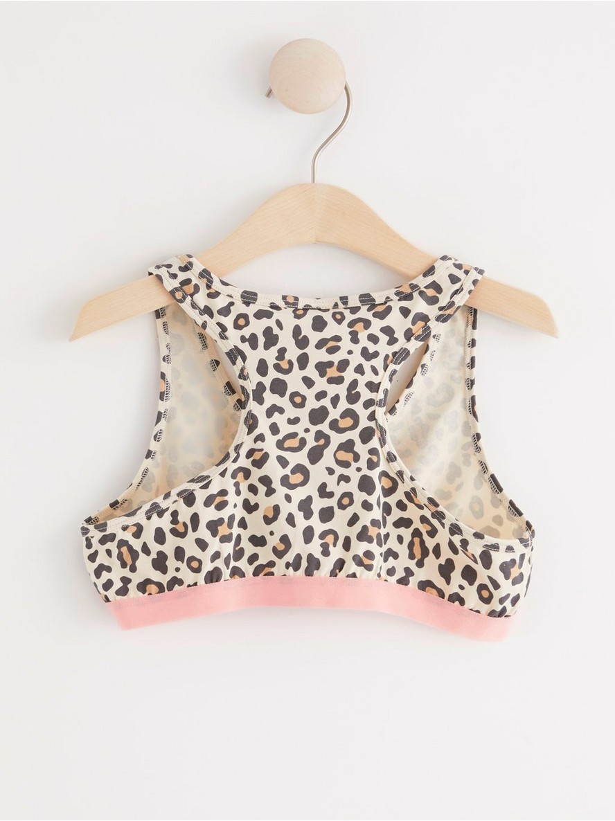 Short top with leopard print - 8144543-363