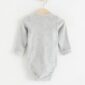 Ribbed wrap bodysuit - 8190532-7196