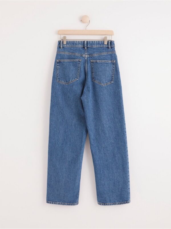 HANNA Wide high waist jeans with cropped leg - 8193059-791