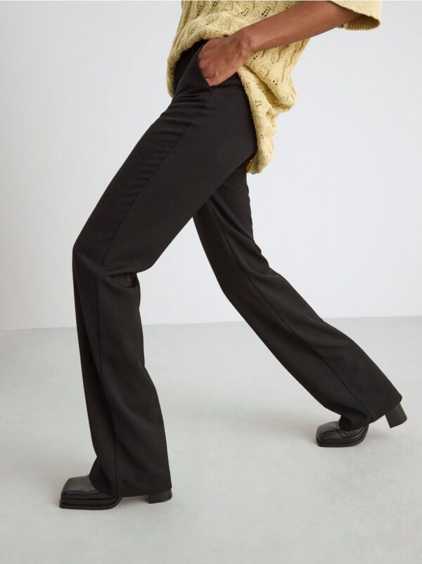 FIONA Flared trousers with extra long leg - 8193962-80