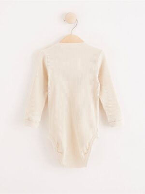 Ribbed bodysuit with long sleeves - 8196378-1230