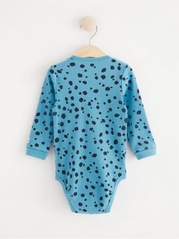 Ribbed bodysuit with dots - 8196593-1119