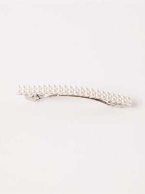 Hair clip with pearls - 8201705-300