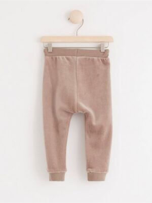 Velour trousers - 8215143-9849