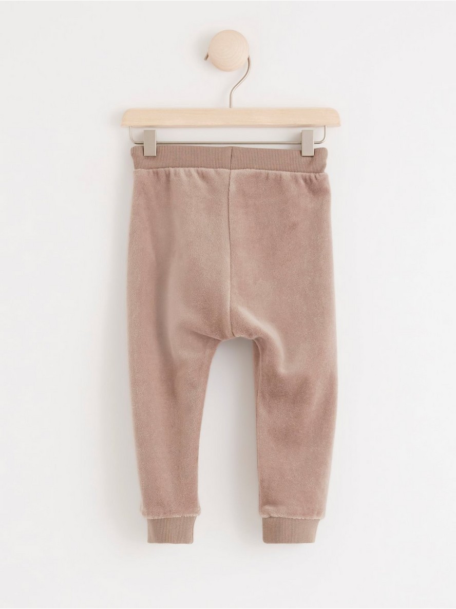 Velour trousers - 8215143-9849