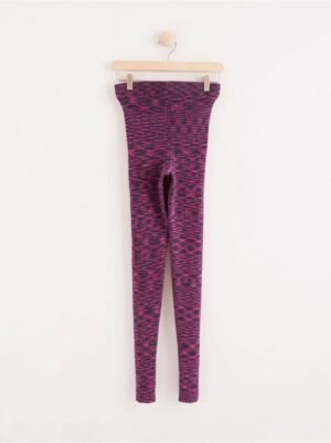 Ribbed leggings - 8224117-3986