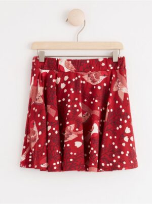 Flared skirt with birds - 8240491-9348