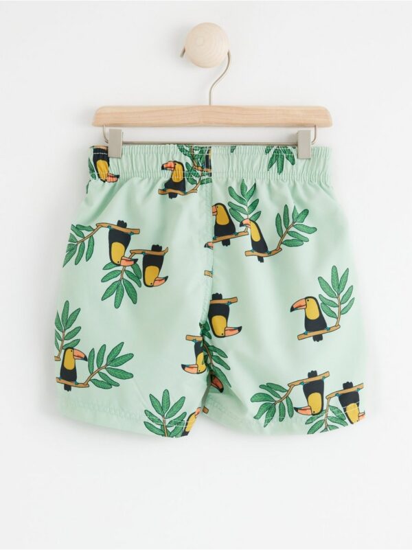 Swim shorts with toucan birds - 8319188-9505