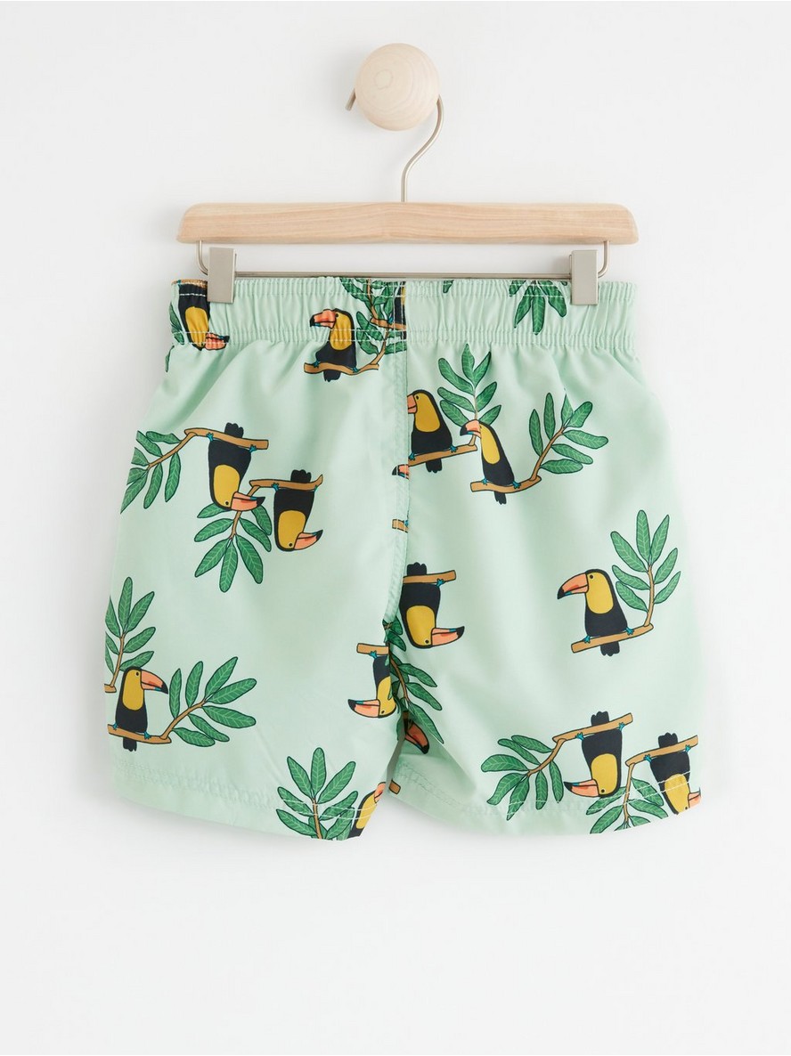 Swim shorts with toucan birds - 8319188-9505