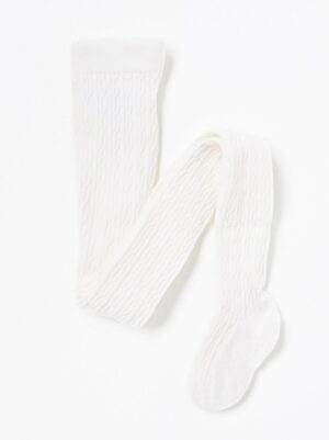 Cable-knit tights - 106356-325