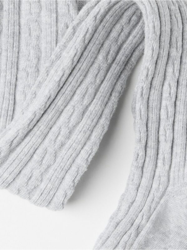Cable Knit Tights - 6616327-145