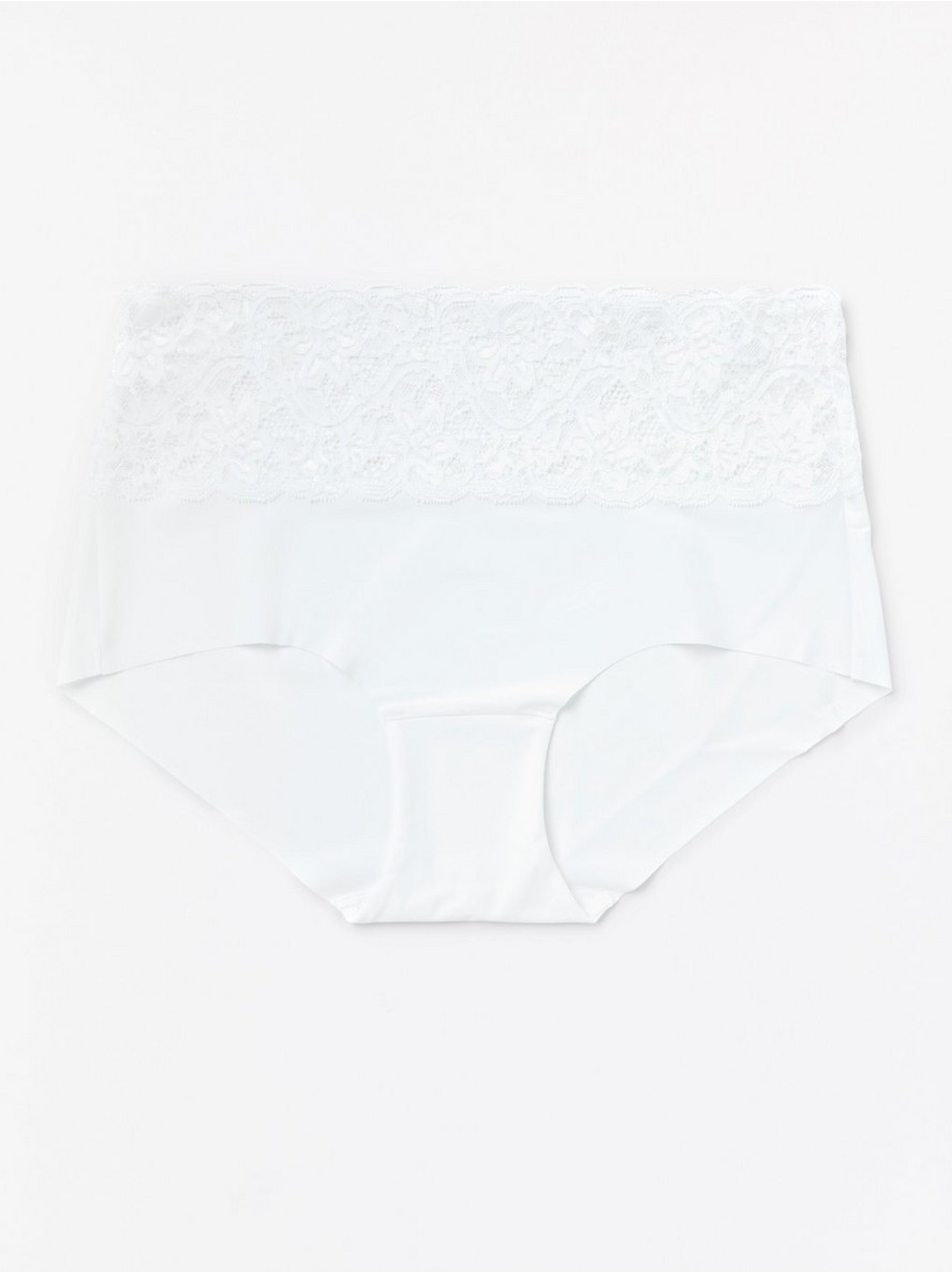 Gaćice – Invisible regular waist brief with lace
