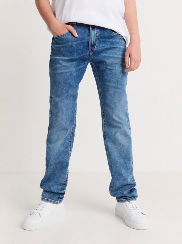 STURE Straight regular waist jersey jeans - 7441296-790