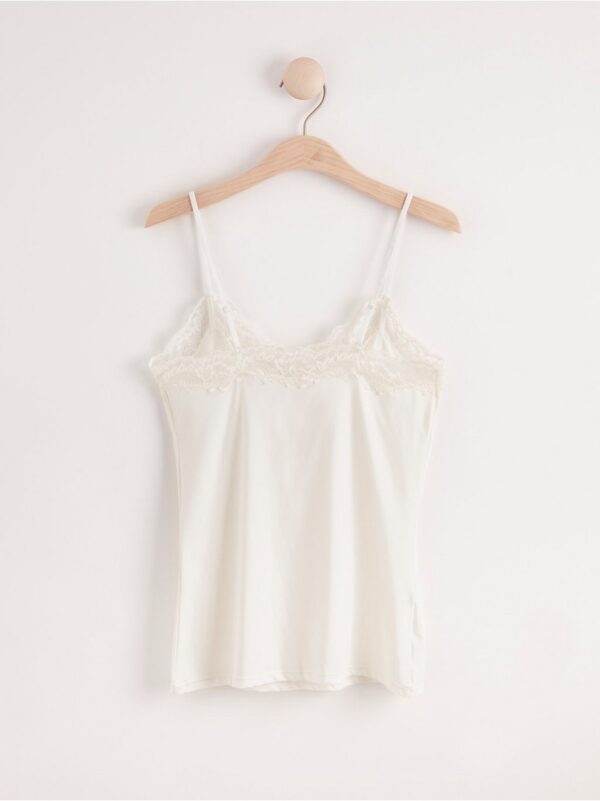 Camisole with Lace - 7603041-300