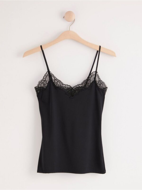 Camisole with Lace - 7603041-80
